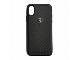 CG MOBILE IPhone XR FERRARI HERITAGE Black Real Carbon Hard Case Cover Luxury